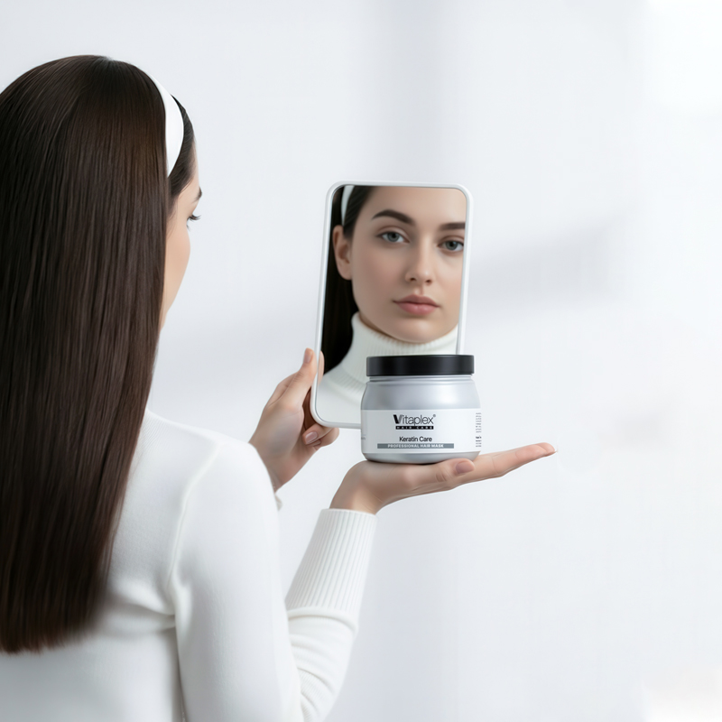 ماسک مو مناسب موهای کراتین شده ویتاپلکس