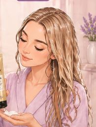 استفاده از نرم‌کننده روی ساقه مو