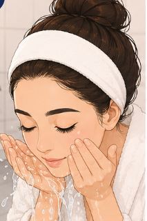 پاکسازی پوست اطراف چشم