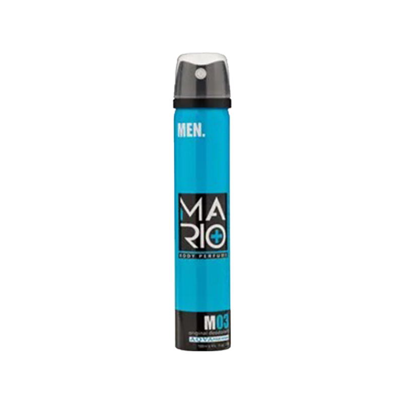 اسپری دئودورانت مردانه ماریو پلاس مدل M03